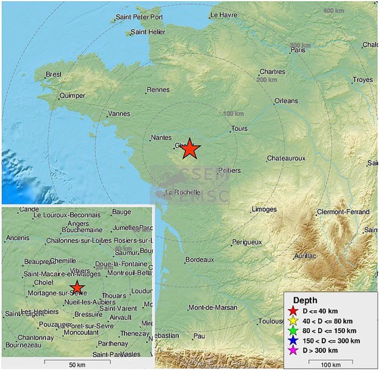 Σεισμός 4,8 ρίχτερ στην Γαλλία!