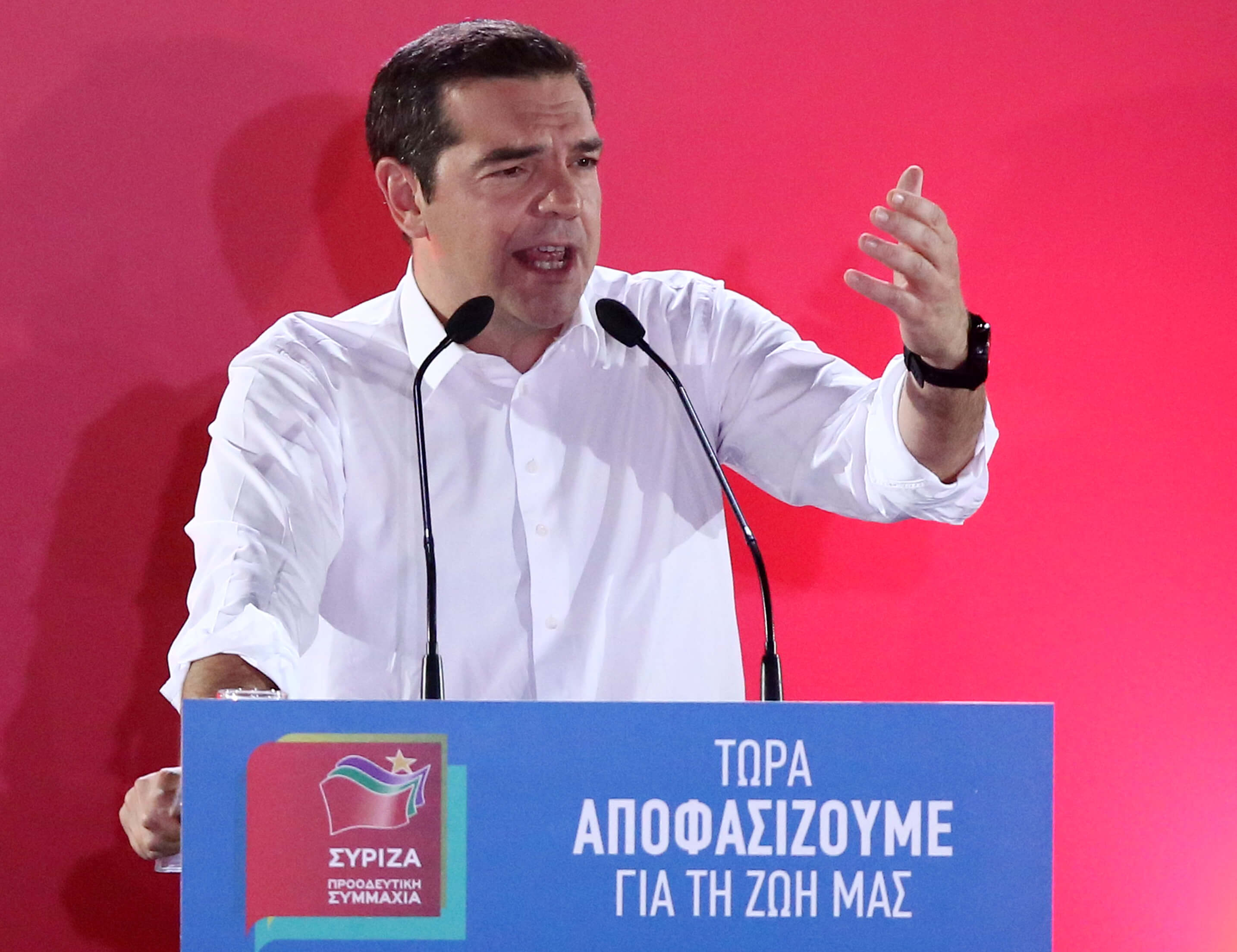 Εκλογές 2019: Ο Αλέξης Τσίπρας από το Μέγαρο Μουσικής