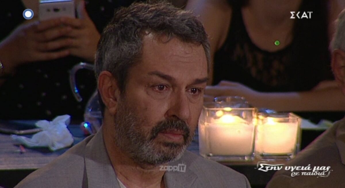 Κατέρρευσε ο Χατζηπαναγιώτης στην εκπομπή του Παπαδόπουλου