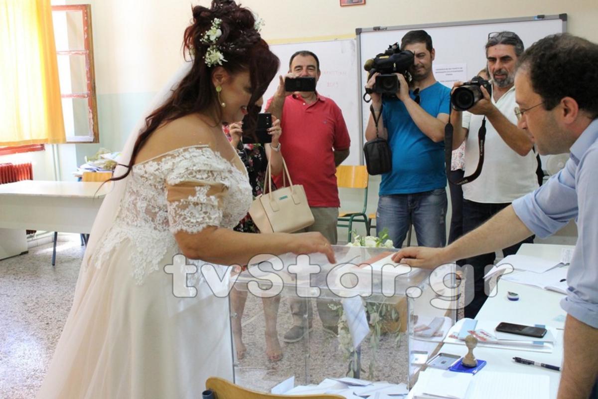 Η νύφη των εκλογών στη Λιβαδειά – video