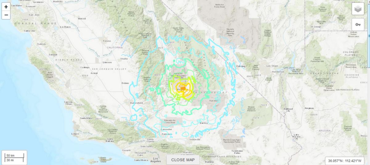 Πολύ ισχυρός σεισμός μεγέθους 6,6 Ρίχτερ στην Καλιφόρνια