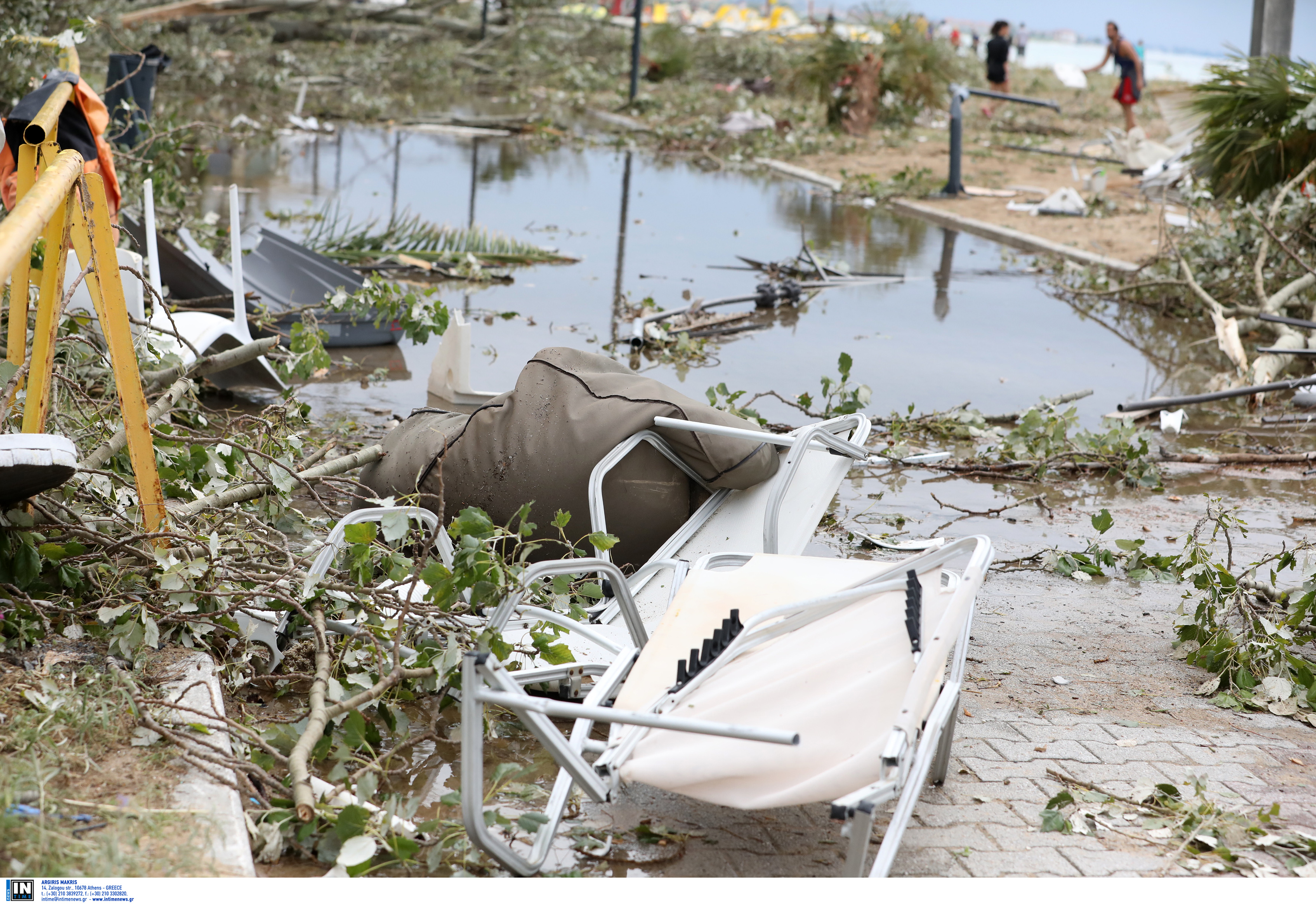 Χαλκιδική: Κλιμάκιο του ΣΥΡΙΖΑ στις πληγείσες περιοχές