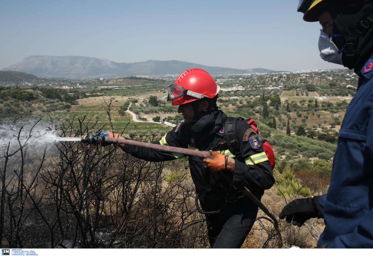 Φωτιά στην Ανατολική Μάνη: Απομακρύνθηκαν λουόμενοι και κάτοικοι