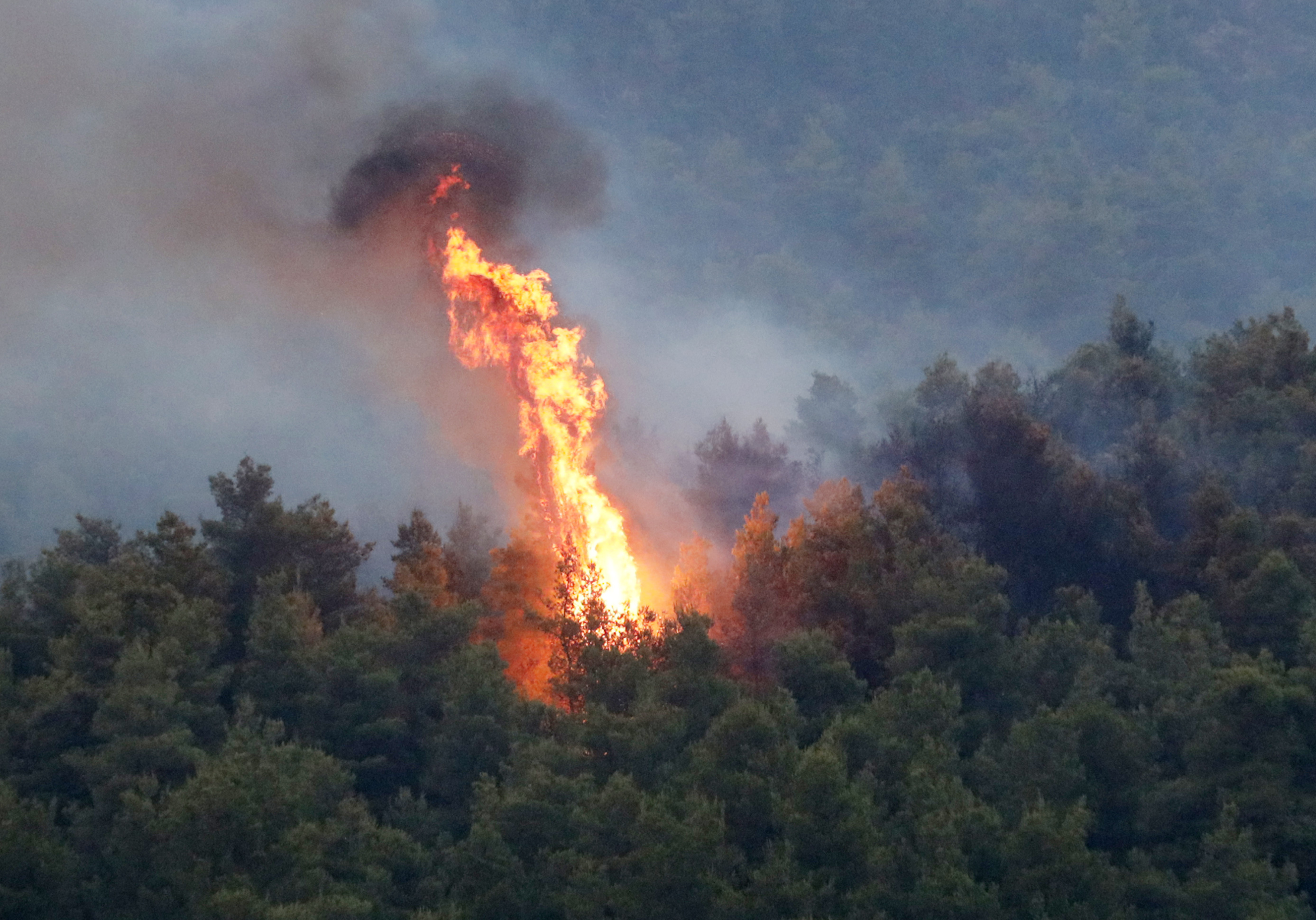 Μαρτίνο: Υπό έλεγχο η μεγάλη φωτιά