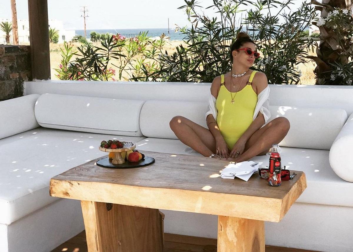 Δείτε την γυμναστική που κάνει η Ελένη Χατζίδου στον έβδομο μήνα της εγκυμοσύνης της