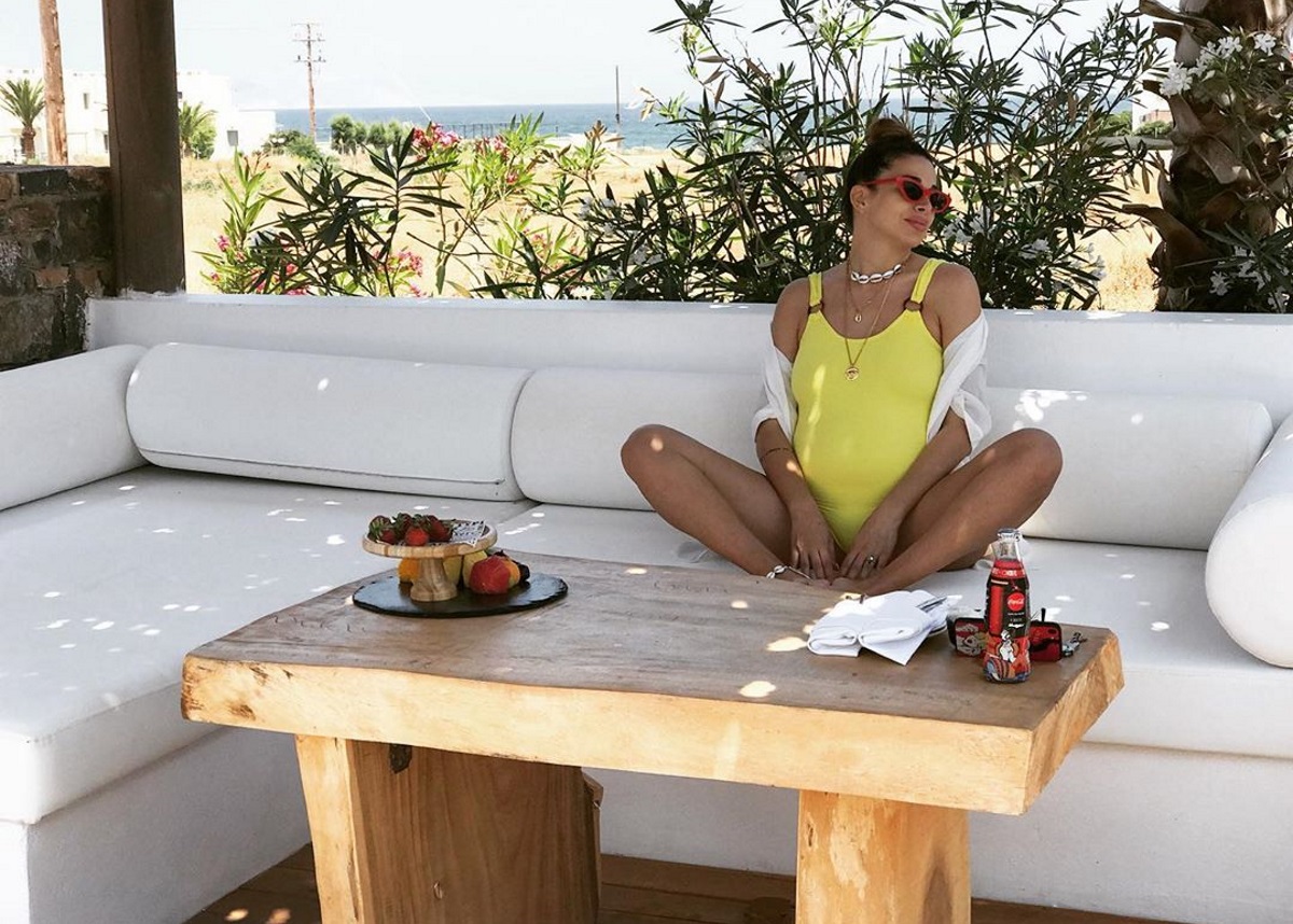 Δείτε την γυμναστική που κάνει η Ελένη Χατζίδου στον έβδομο μήνα της εγκυμοσύνης της