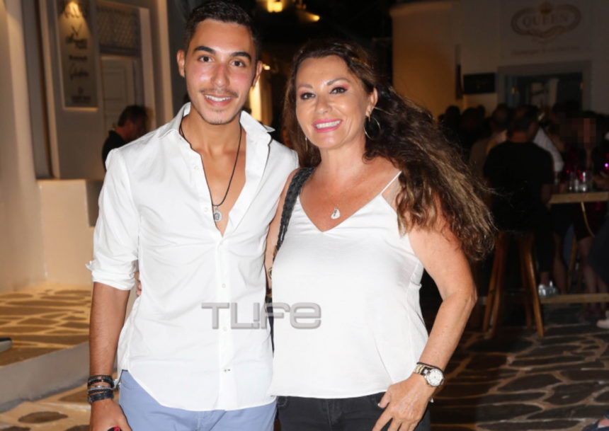 Πόπη Μαλλιωτάκη: Καλοκαιρινή απόδραση στη Μύκονο με τον 19χρονο γιο της, Βασίλη Λαζαρίδη! [pics]