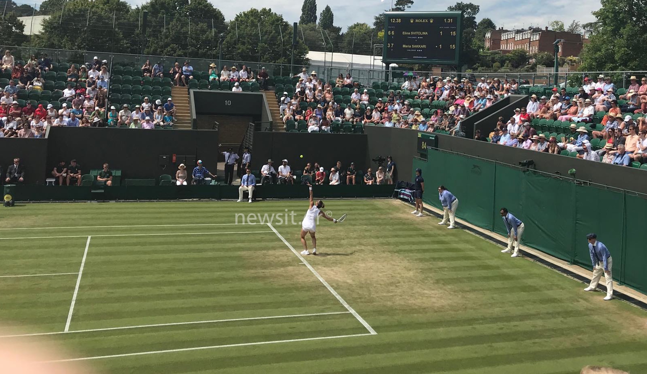 Wimbledon: Πάλεψε, αλλά “λύγισε” η Σάκκαρη! Στον τέταρτο γύρο η Σβιτολίνα