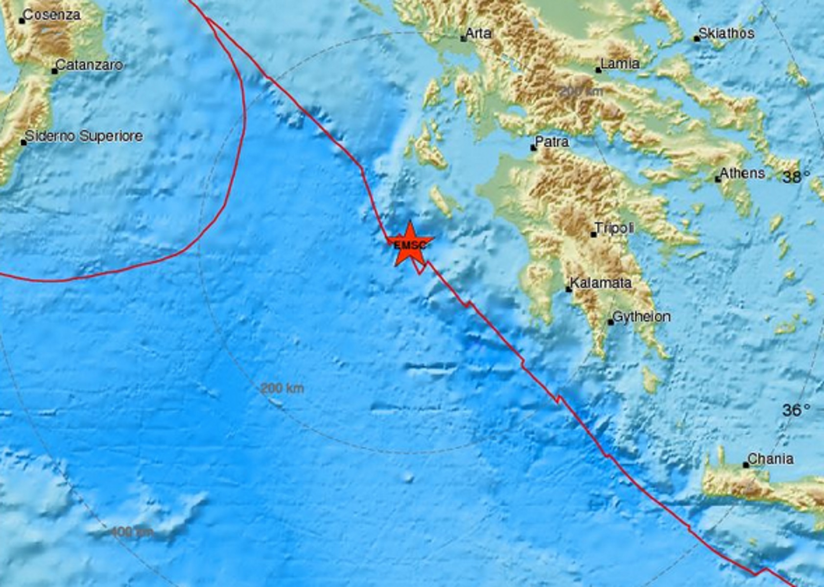Σεισμός στη Ζάκυνθο