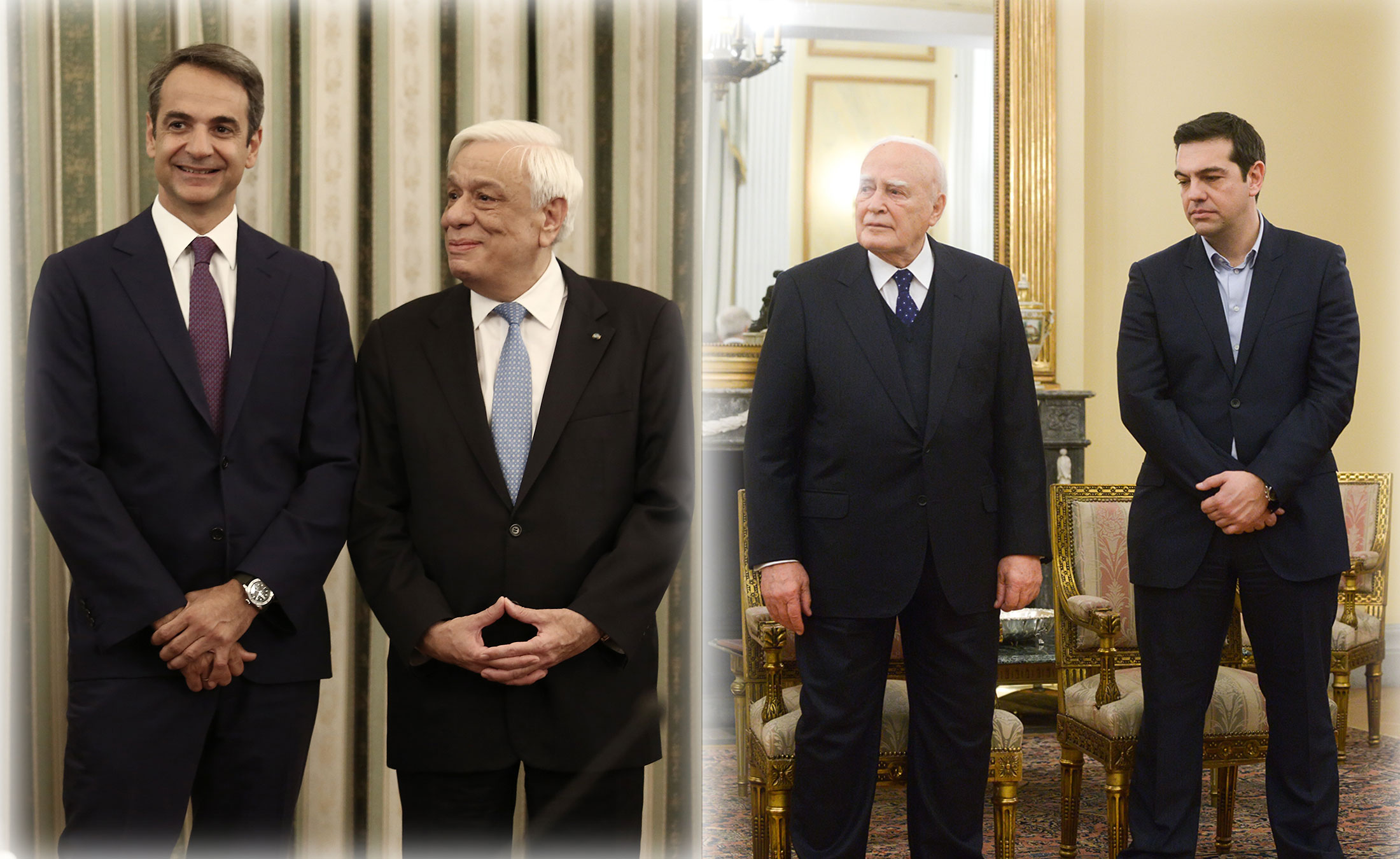 Ορκωμοσία κυβέρνησης: Από το 2015 στο 2019… μόνο το Προεδρικό ήταν ίδιο [pics]