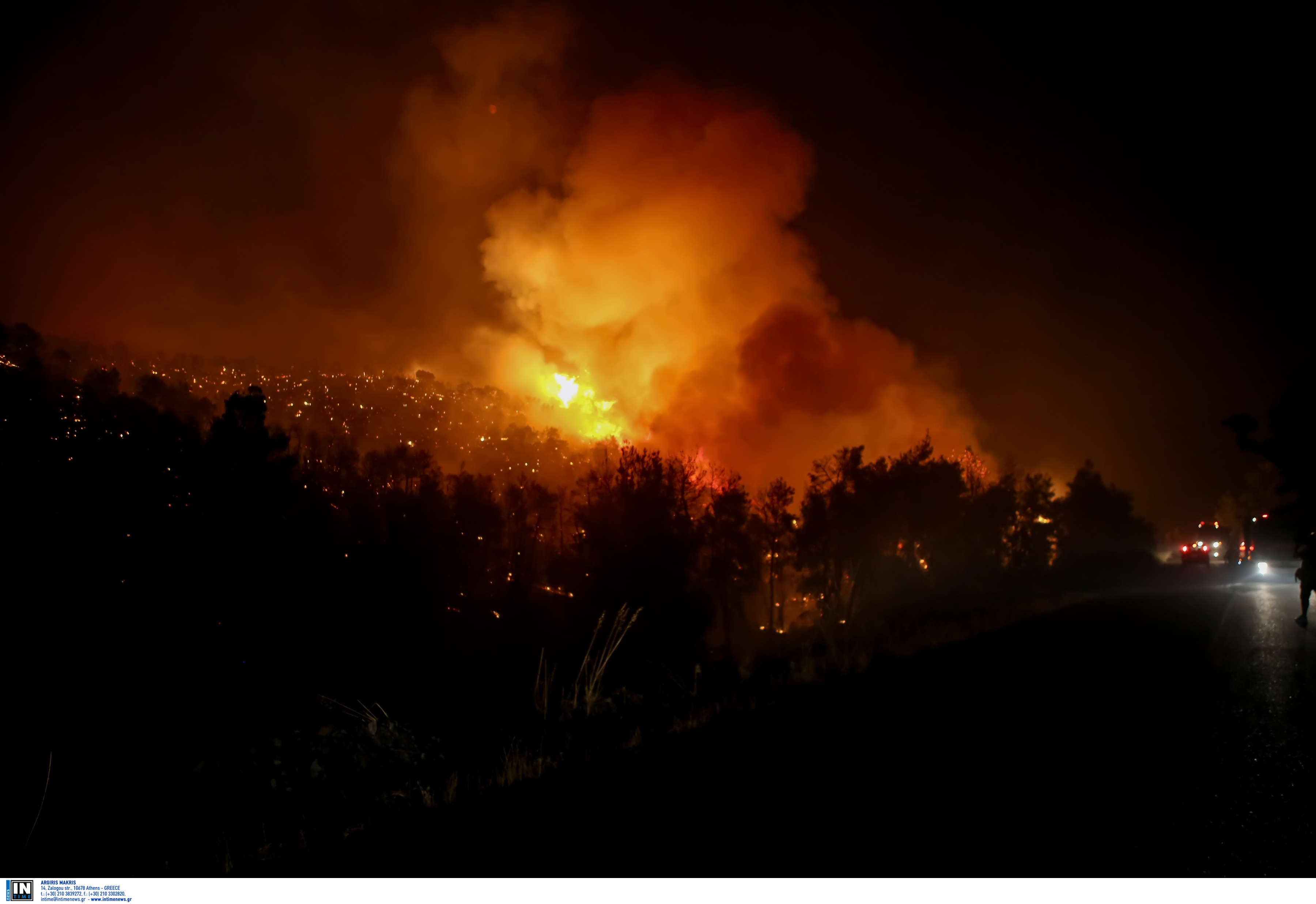 Φωτιά στον ΧΥΤΑ Φυλής – Μήνυμα από το 112 στους κατοίκους της περιοχής