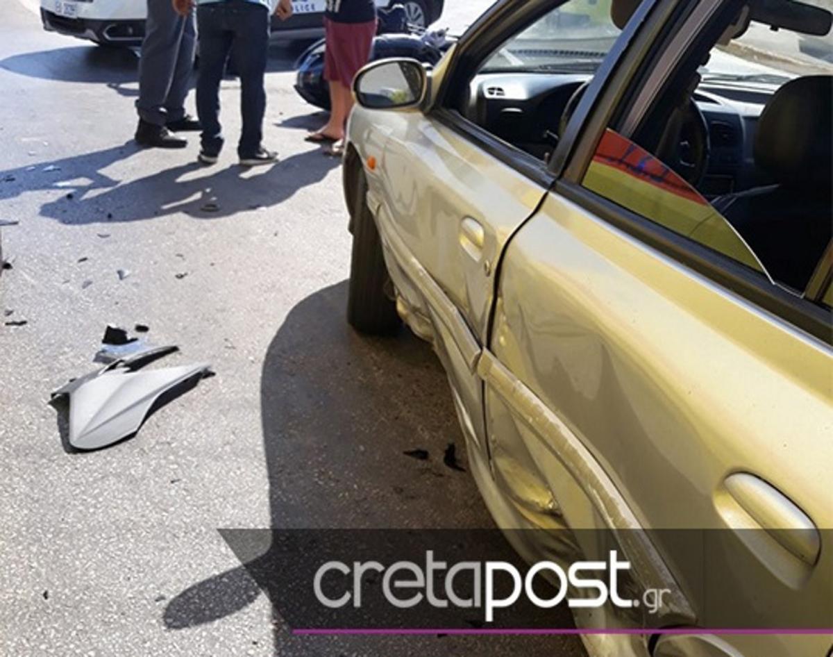 Κρήτη: Ένας σοβαρά τραυματίας σε τροχαίο με μηχανή