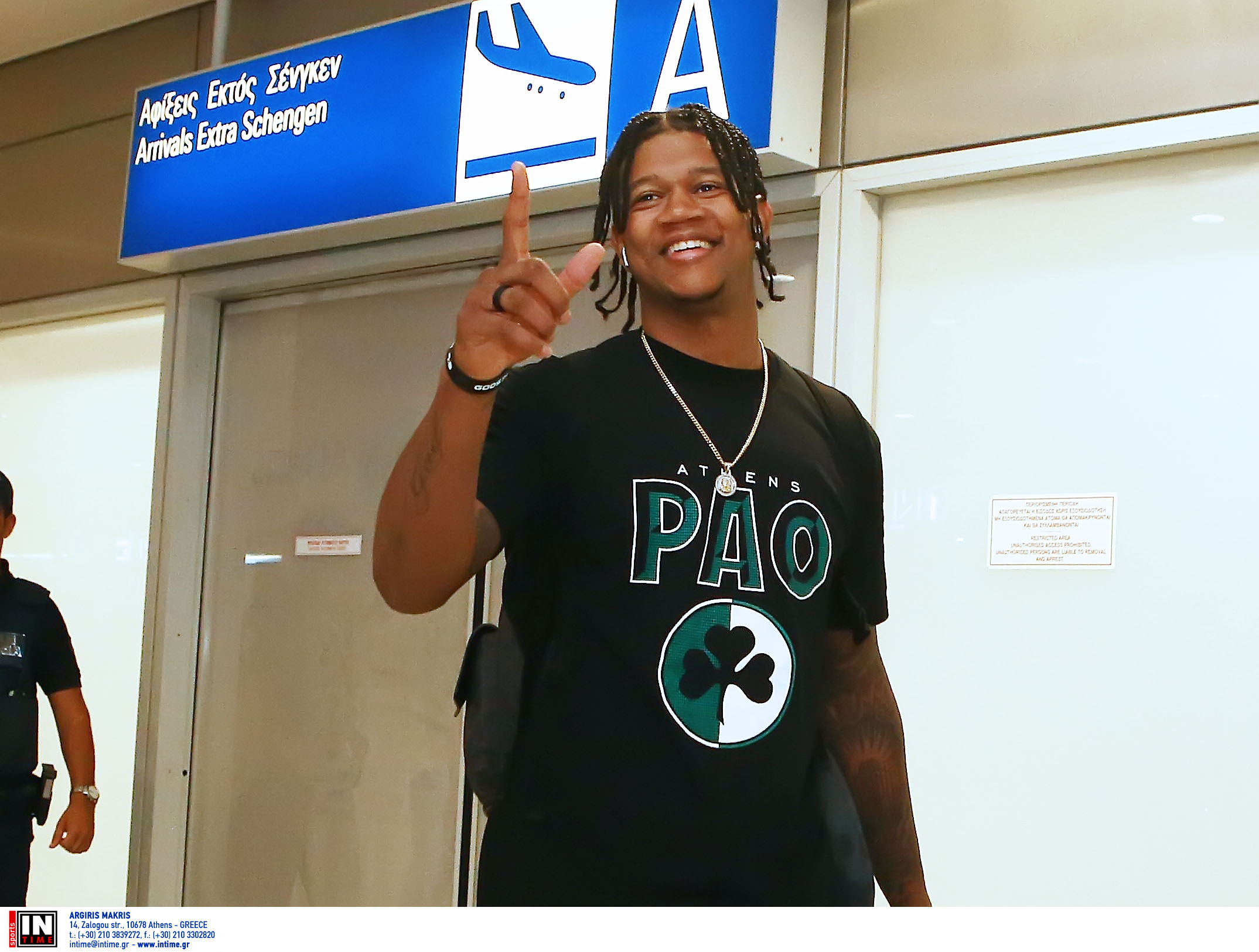 Παναθηναϊκός: Έκανε… check in και ο Μπράουν! pics