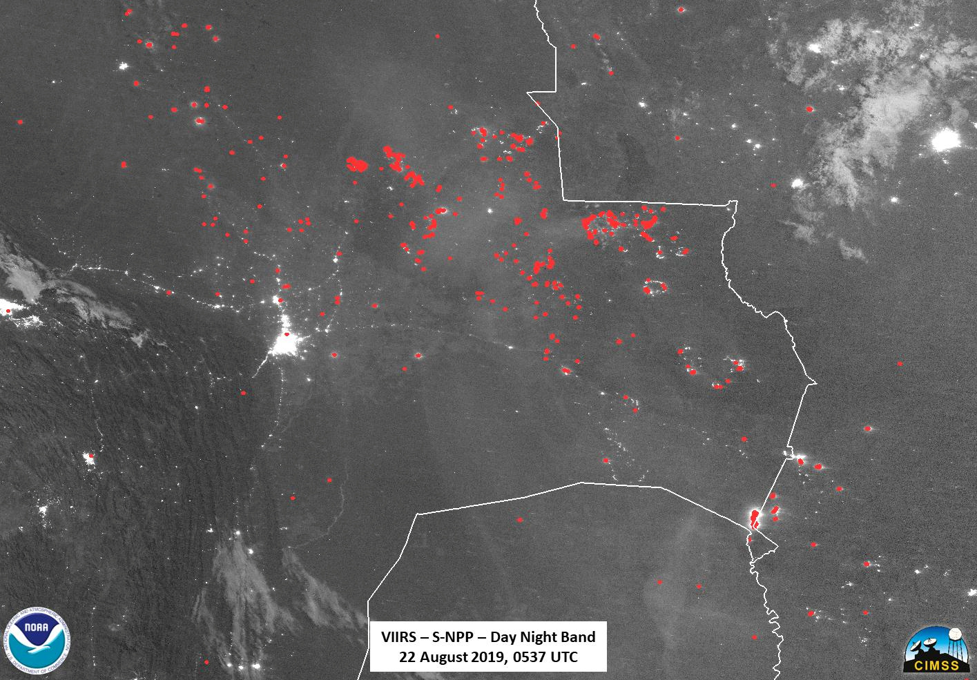 Χιλιάδες στρέμματα δάσος καίγονται σε Βολιβία και Παραγουάη