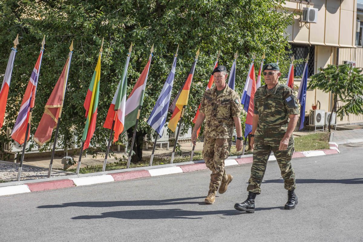 Στο Κοσσυφοπέδιο ο Διοικητής της 1ης Στρατιάς, Αντιστράτηγος Κωνσταντίνος Φλώρος