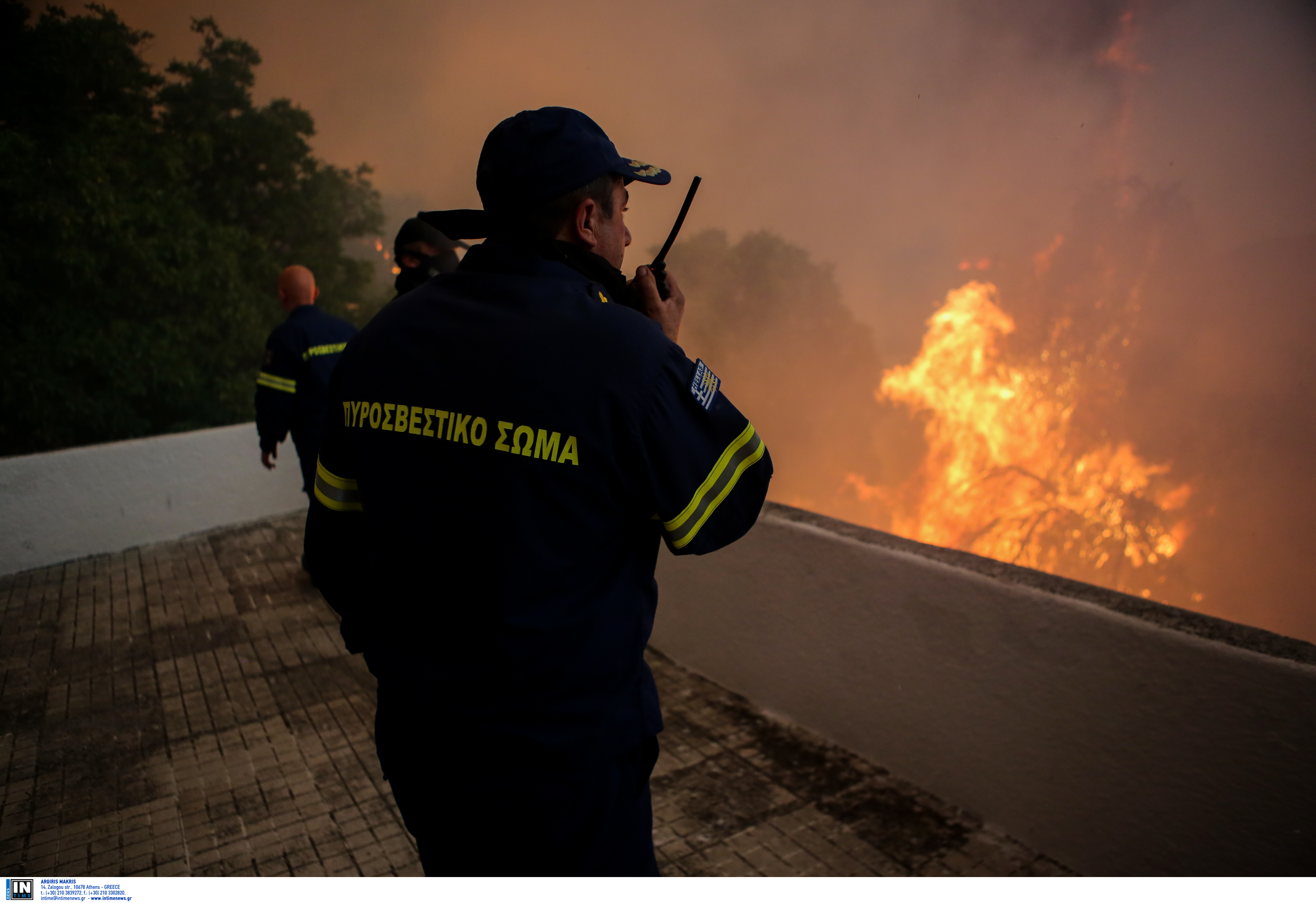Ο δείκτης επικινδυνότητας της πυρκαγιάς στην Εύβοια