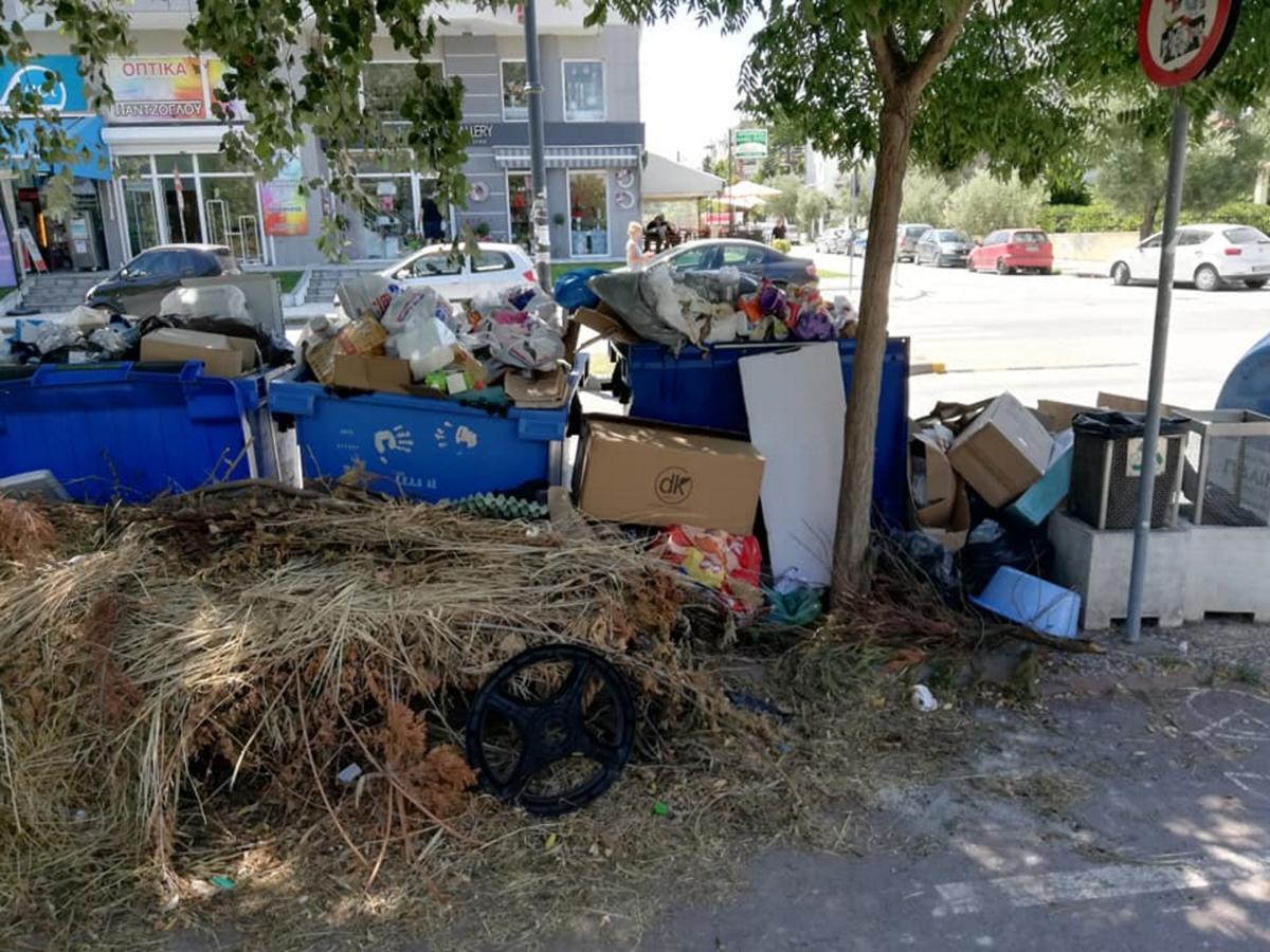 Θεσσαλονίκη: Βουνά σκουπιδιών μέσα στον καύσωνα! [pics]