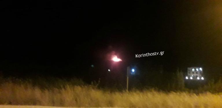 Φωτιά στον Ξερόκαμπο στη Νεμέα