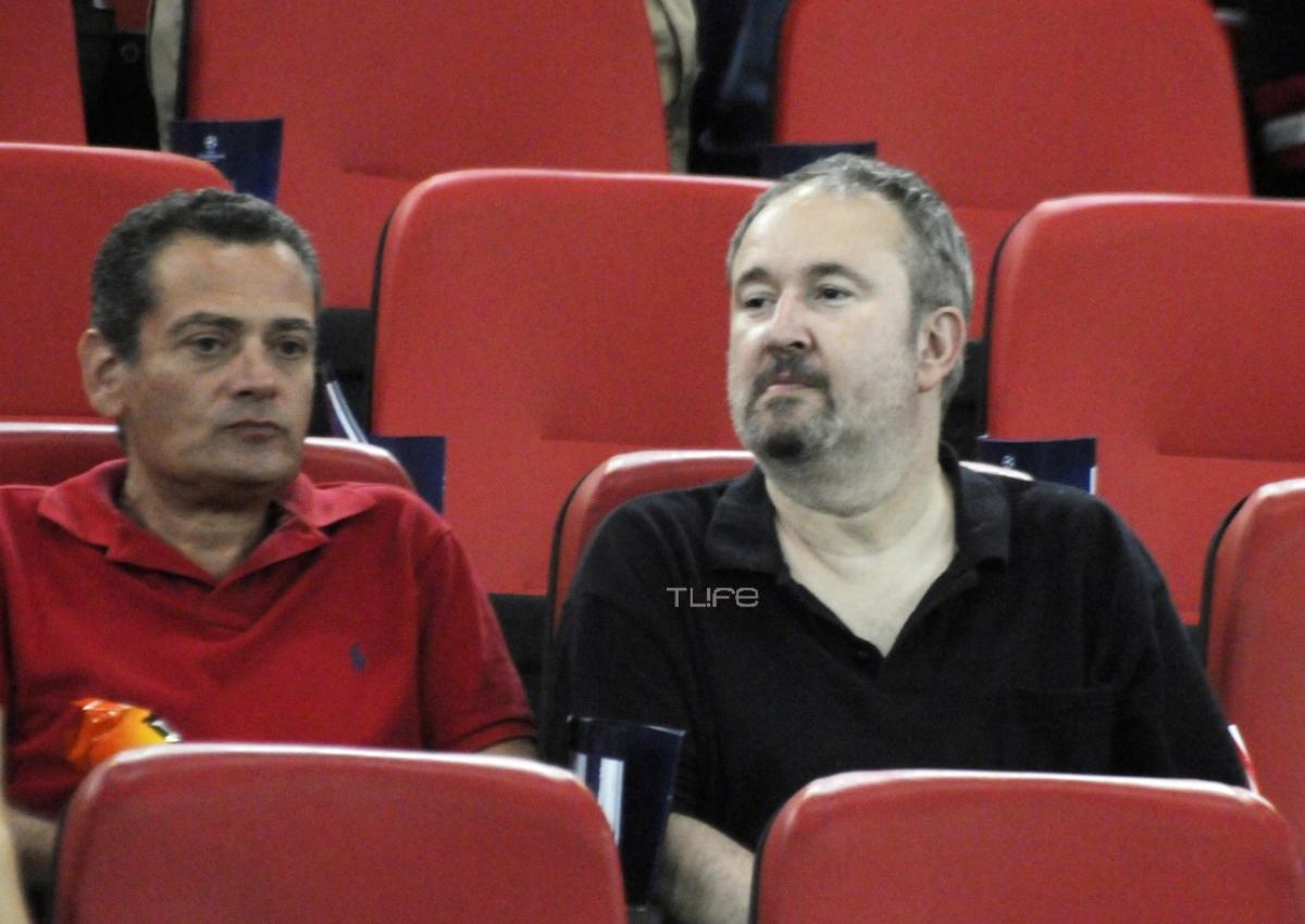 Σπάνια δημόσια εμφάνιση στο γήπεδο για τον Γιάννη Παπαμιχαήλ! [pics]