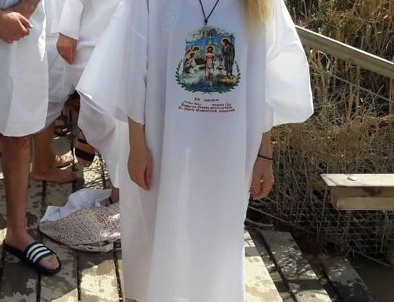 Bάπτιση στον Ιορδάνη ποταμό για την Ελληνίδα ηθοποιό!
