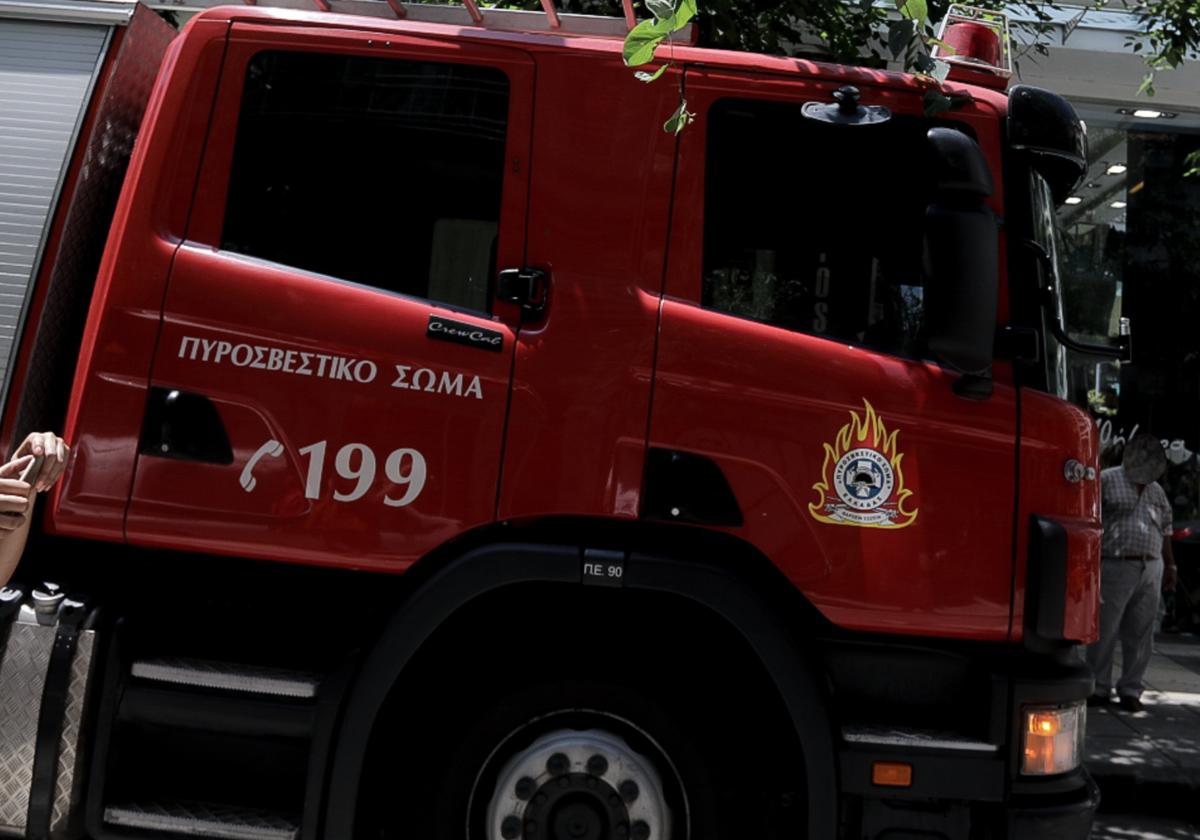 πυροσβέστες - ανατροπή οχήματος