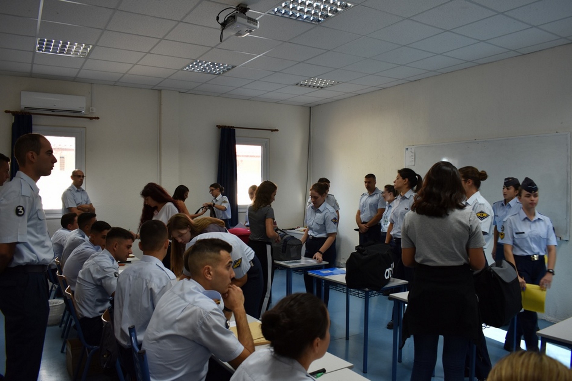 Πρώτη μέρα στη σχολή για τους μελλοντικούς Υπαξιωματικούς της Πολεμικής Αεροπορίας