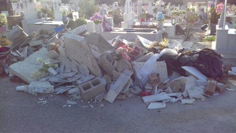 Εικόνες ντροπής στο νεκροταφείο Σχιστού - Σοκαριστικές φωτογραφίες!