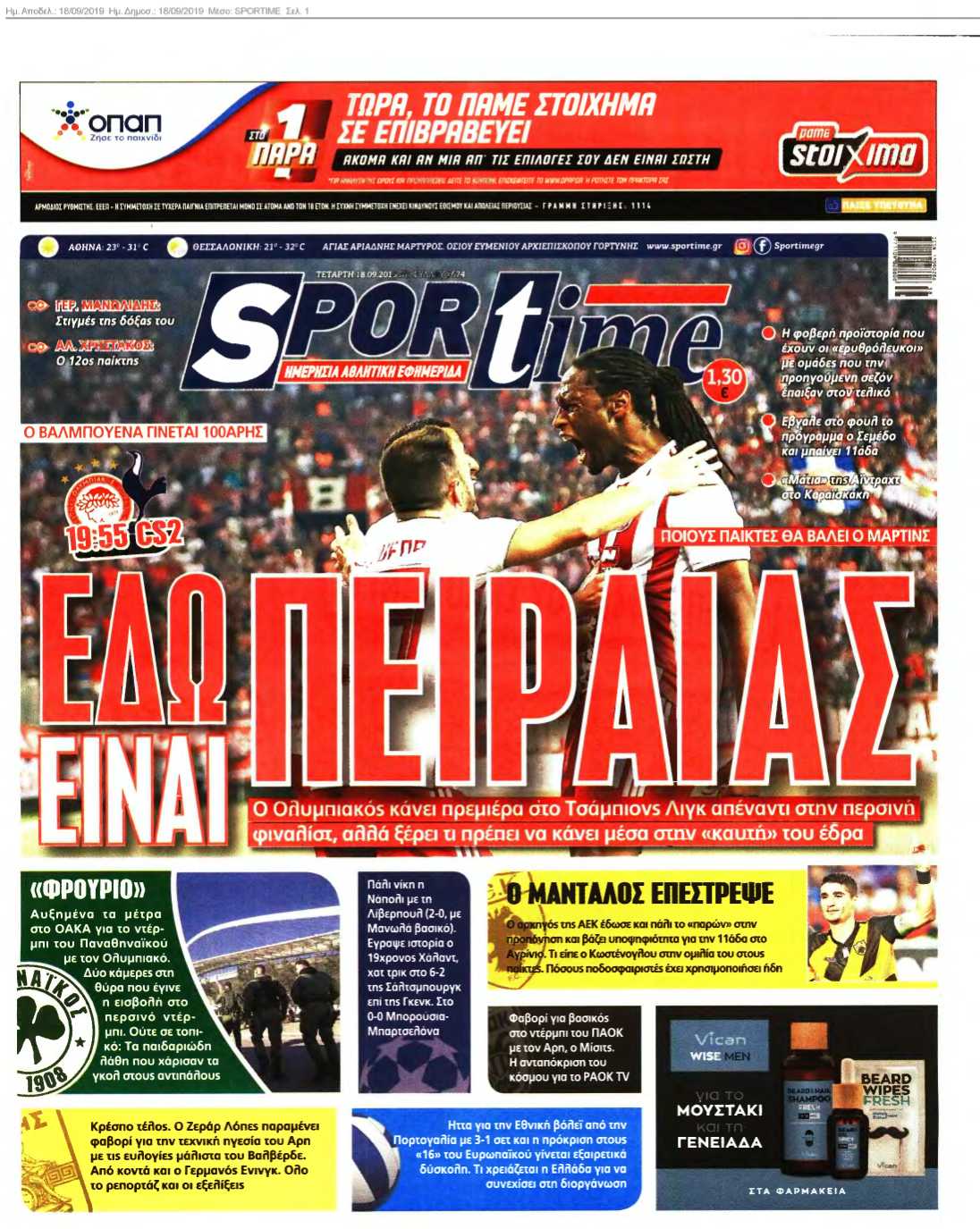 SPORTIME 18-09-2019
