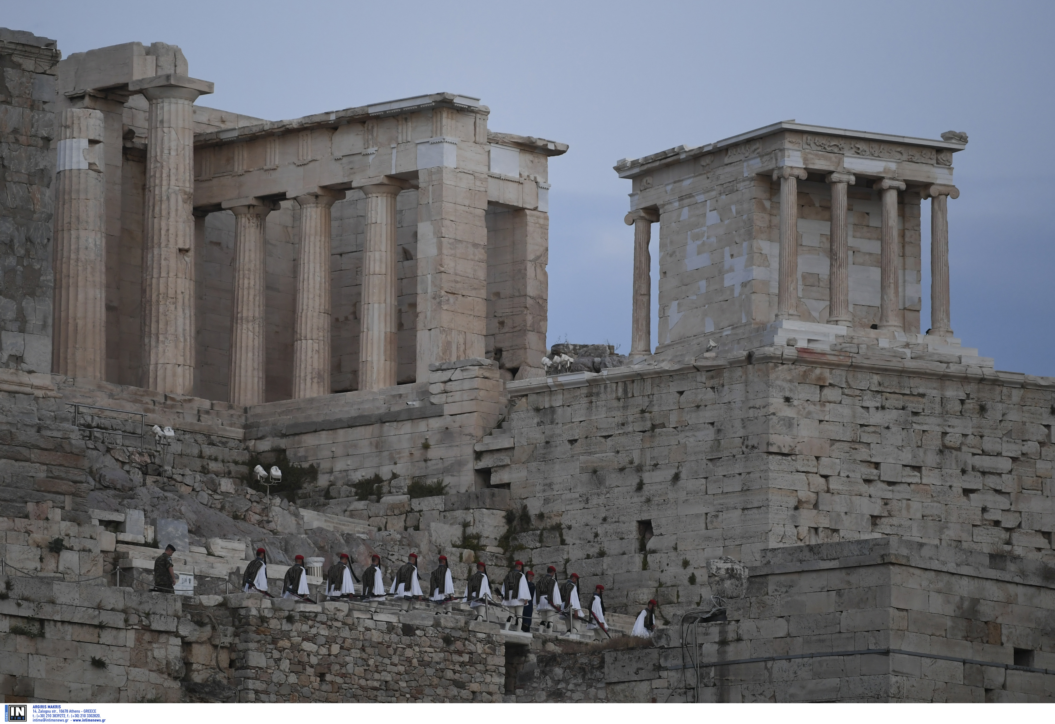 Έκλεισε το αναβατόριο στην Ακρόπολη λόγω των ισχυρών ανέμων