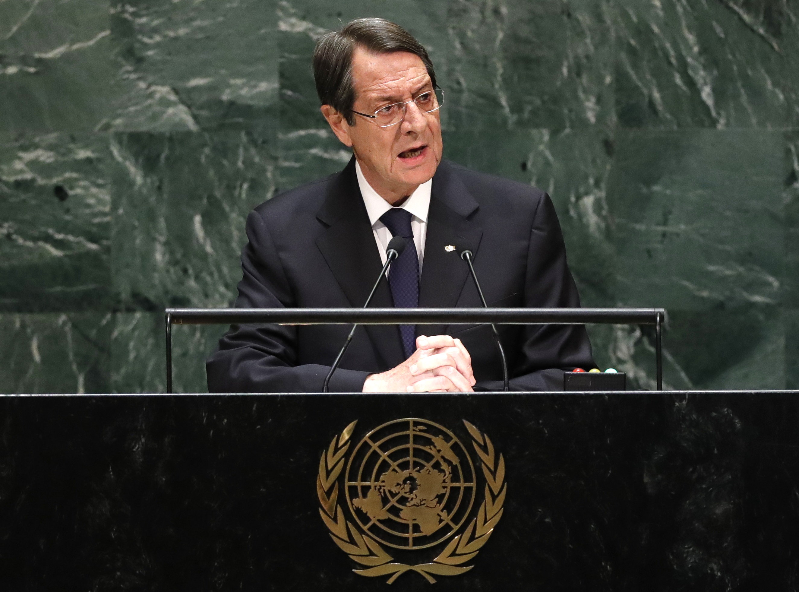 «Ξεγύμνωσε» τον Ερντογάν ο Αναστασιάδης από το βήμα του ΟΗΕ