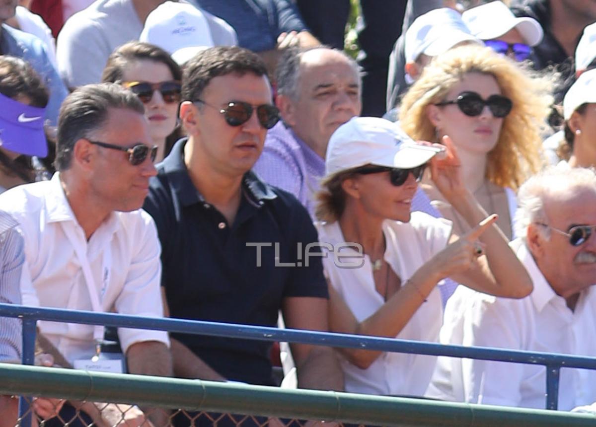 Βασίλης Κικίλιας: Με την Τζένη Μπαλατσινού στον αγώνα του Στέφανου Τσιτσιπά!