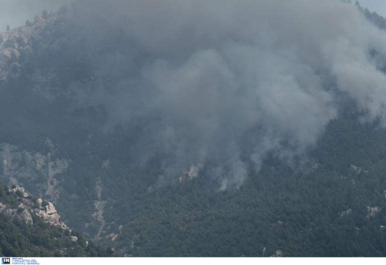 Φωτιά στο Λουτράκι: Αυτές οι εικόνες πάνω από τα σπίτια τους – «Ασφυξία» για τους κατοίκους – Μαίνεται η πυρκαγιά!