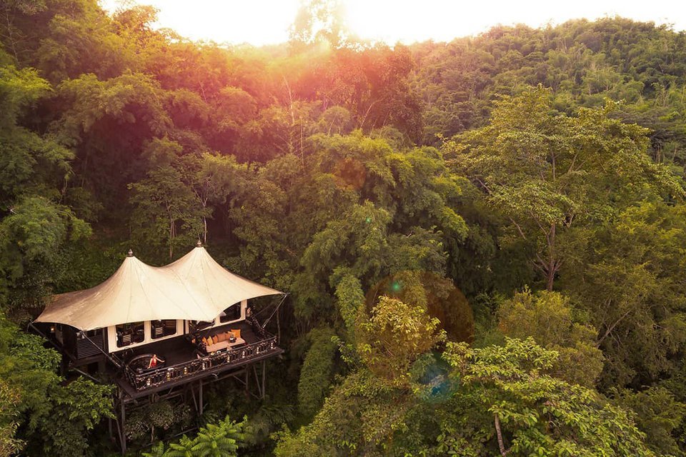 Ένα ονειρεμένο ξενοδοχείο μέσα στην ζούγκλα της Ταϊλάνδης