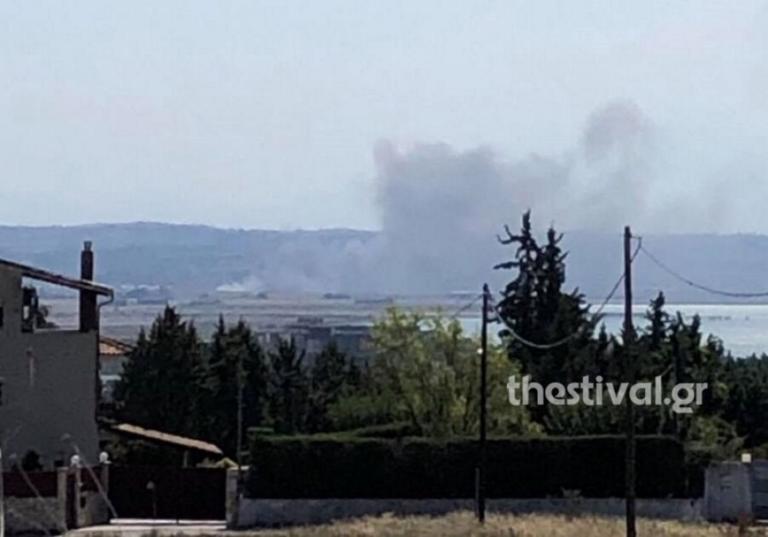 Νέα φωτιά στον οικισμό των τσιγγάνων στην Περαία