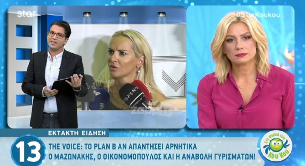 Το “θρίλερ” με Μαζωνάκη που βρίσκεται ανάμεσα σε ΑΝΤ1 και ΣΚΑΪ – Στη μέση η Μαρία Μπεκατώρου