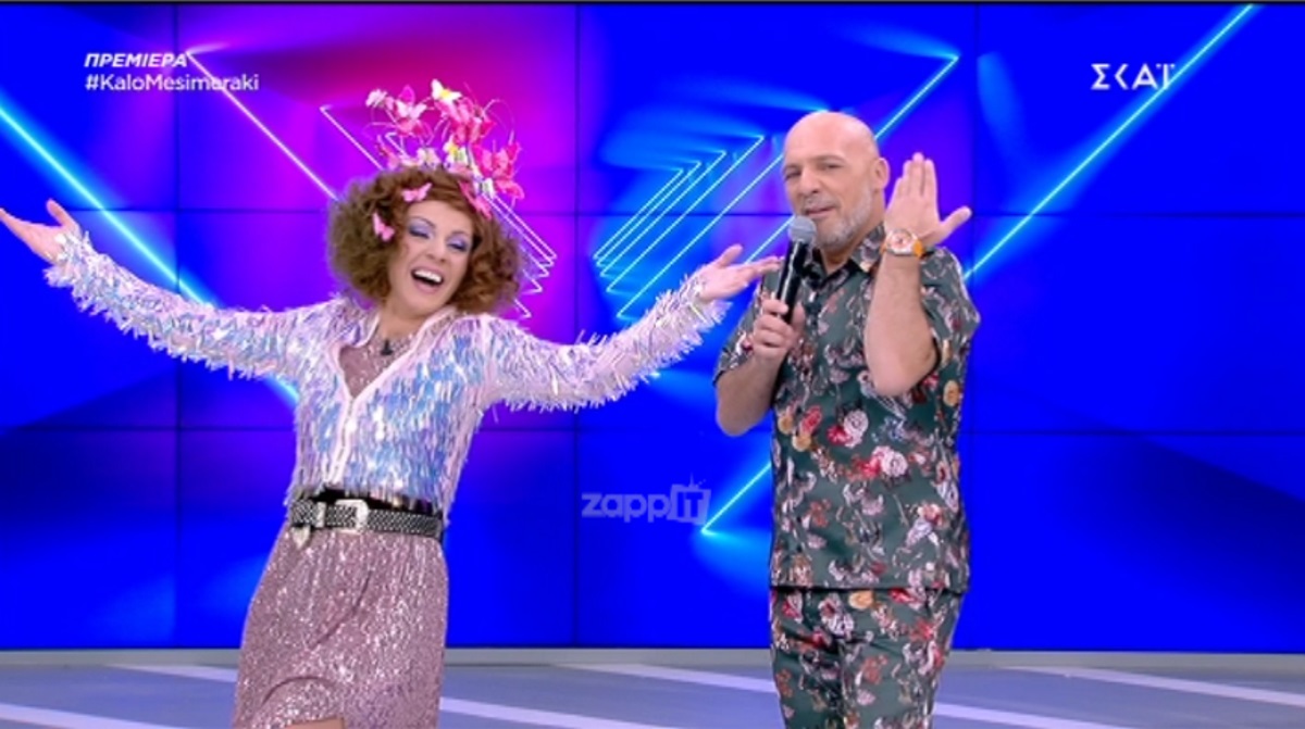 Έκανε πρεμιέρα ο Νίκος Μουτσινάς στον ΣΚΑΙ! [vid]