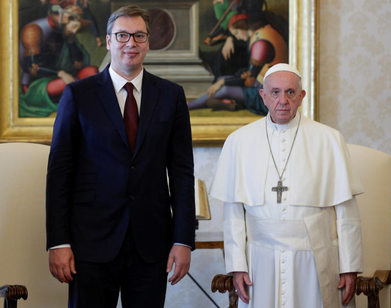 Δεν αναγνωρίζει το Κόσοβο ο πάπας Φραγκίσκος! Τι είπε με τον πρόεδρο της Σερβίας