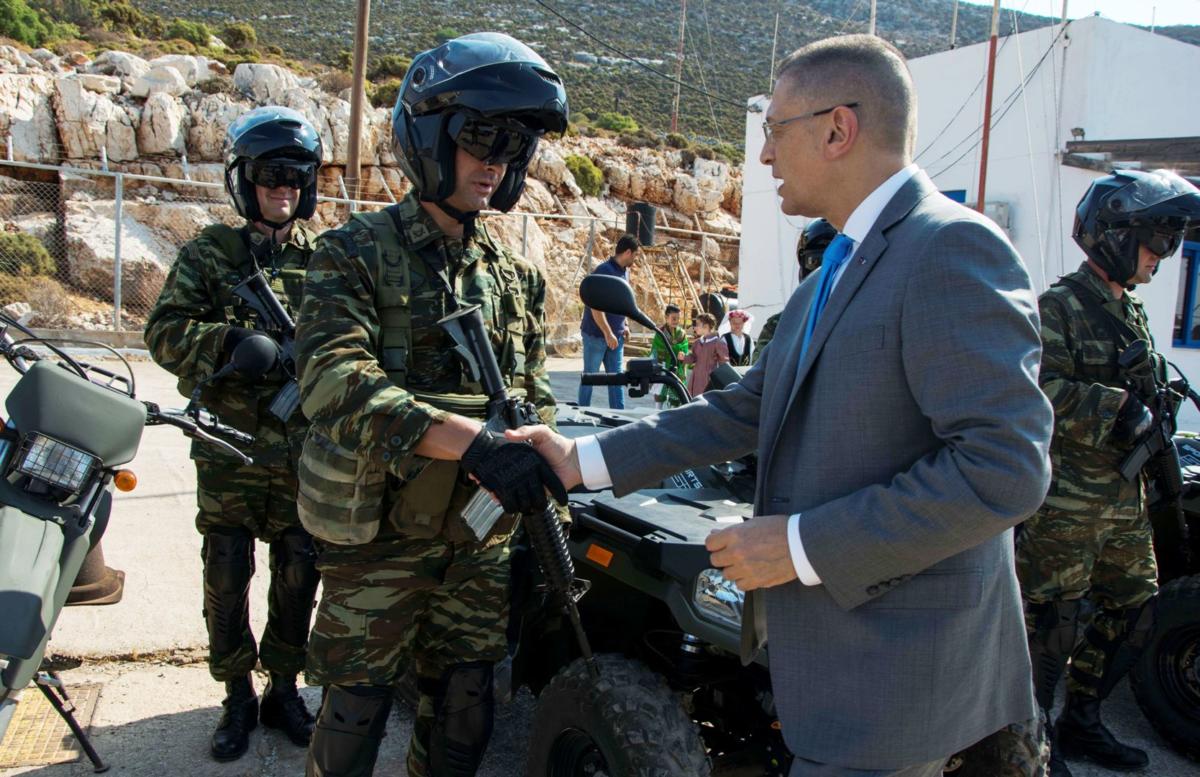 ΥΦΕΘΑ: Συμβολική επίσκεψη Στεφανή σε Ρόδο και Καστελόριζο [pics]