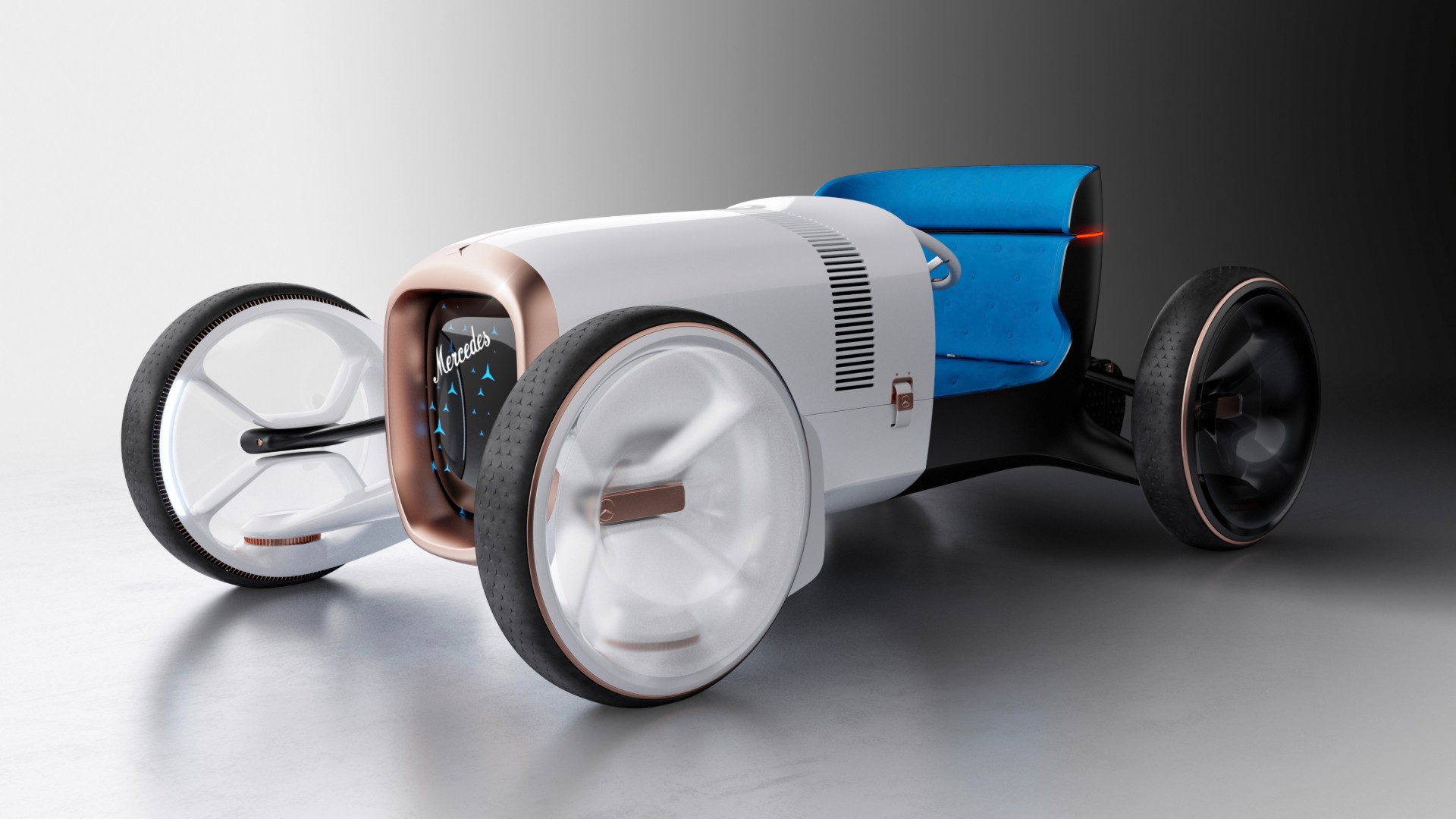 Vision Mercedes Simplex: Τετράτροχο γλυπτό που δένει το παρελθόν με το μέλλον [pics]