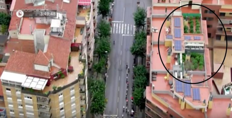 Επεισοδιακή Vuelta! Το ελικόπτερο της μετάδοσης “τσάκωσε” δενδρύλλια κάνναβης – Video