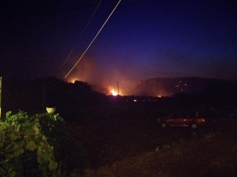 Έγινε η νύχτα "μέρα" στην Ζάκυνθο - Κατακαίει τα πάντα η μεγάλη φωτιά - Σκληρή μάχη με τις φλόγες [pics]