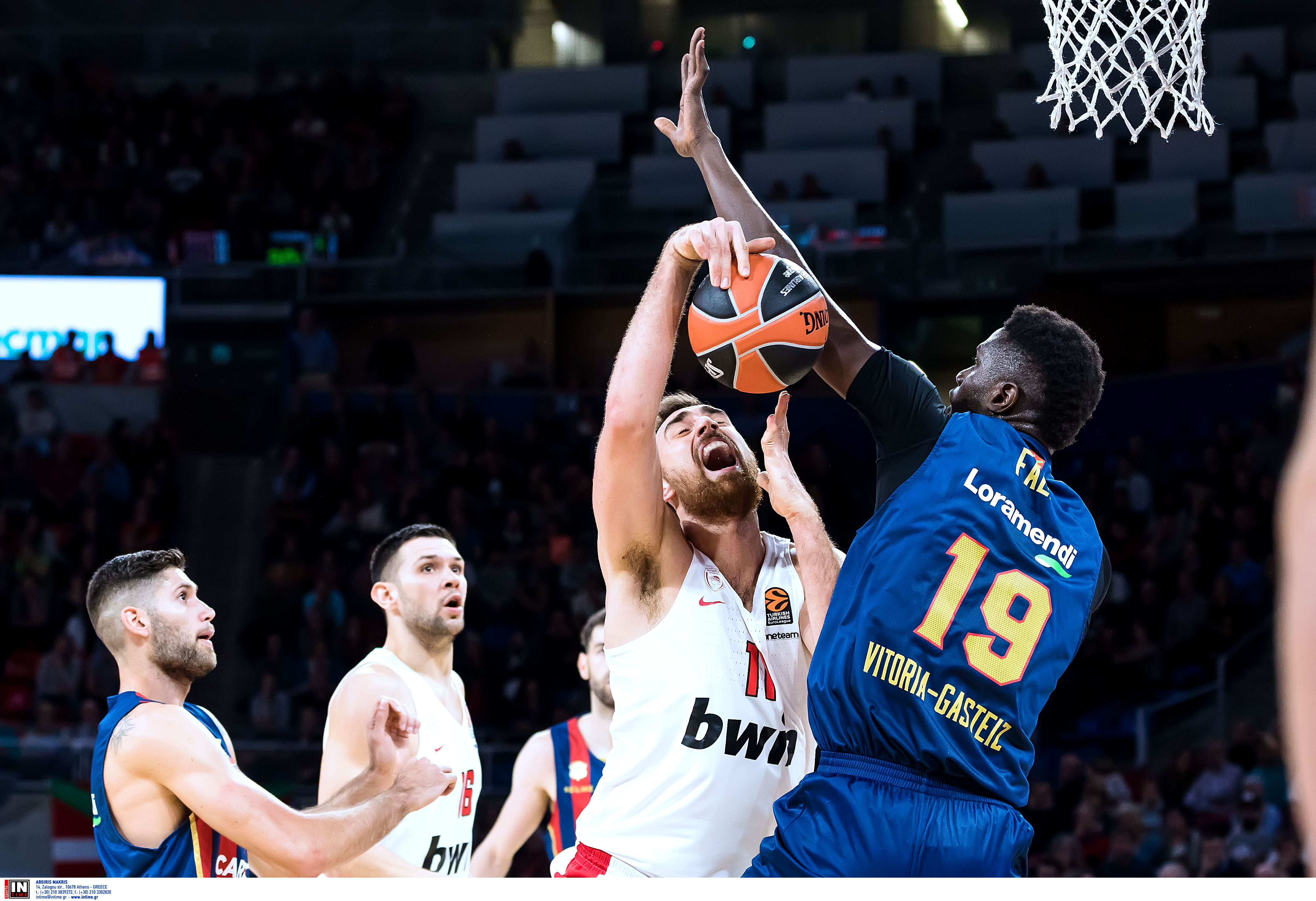 Μπασκόνια – Ολυμπιακός 82-66 ΤΕΛΙΚΟ