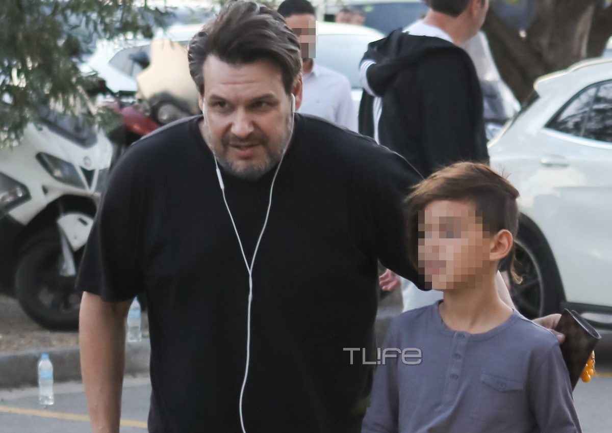 Πάνος Κιάμος: Σπάνια εμφάνιση με τον γιο του – Που τους “τσακώσαμε”; [pics]
