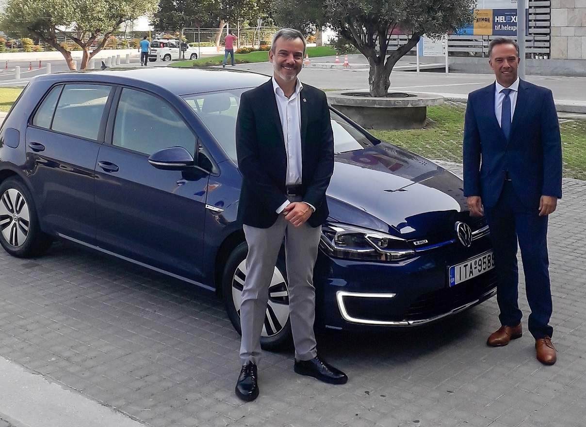 Θεσσαλονίκη: Δώρο της VW στον Ζέρβα – Το ηλεκτρικό αυτοκίνητο που του παραχώρησε [pics]