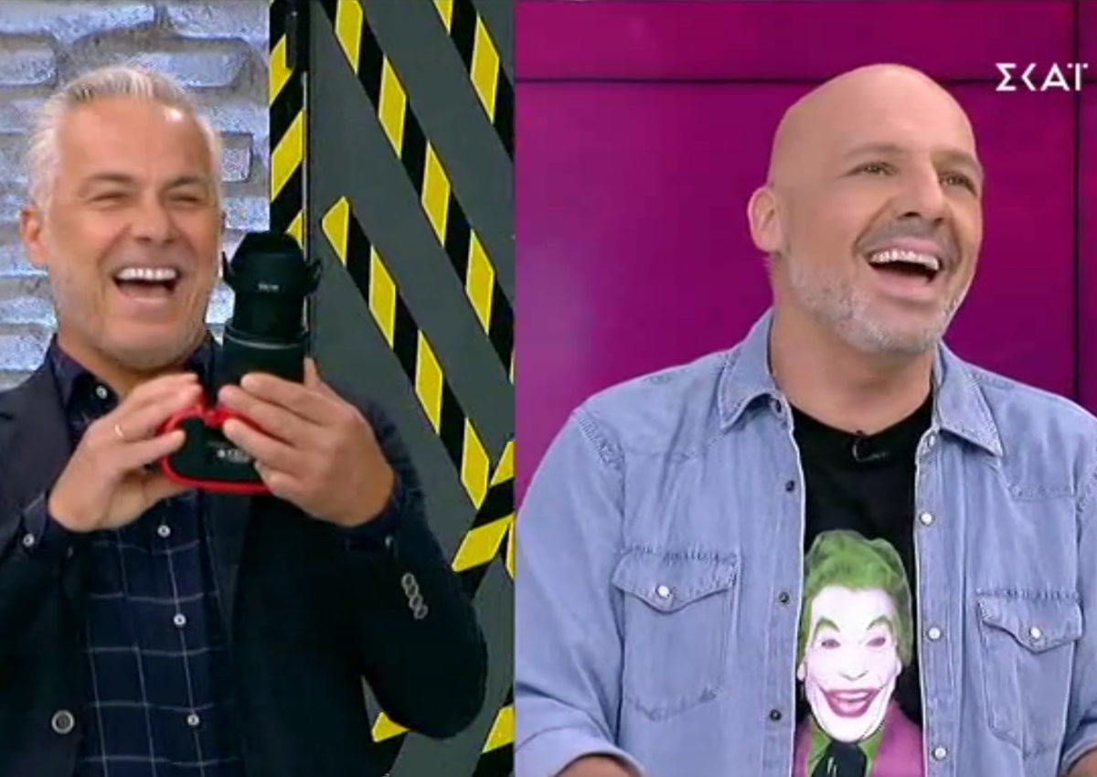 Χάρης Χριστόπουλος: Εισέβαλε στο «Καλό Μεσημεράκι» και δεν φαντάζεστε τι έκανε στον Νίκο Μουτσινά! [video]