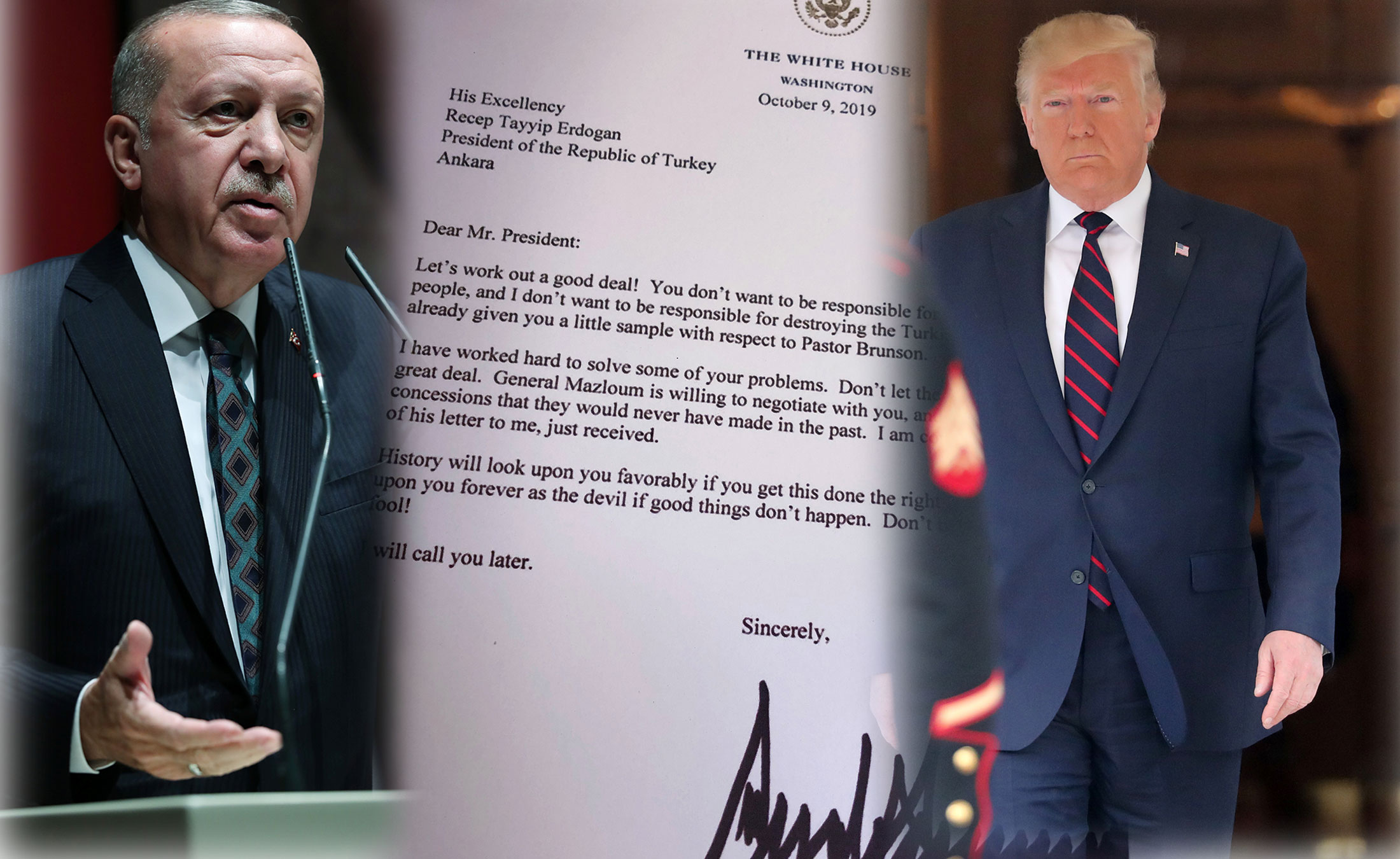 Ερντογάν για την επιστολή Τραμπ: Την πέταξαμε στα σκουπίδια!