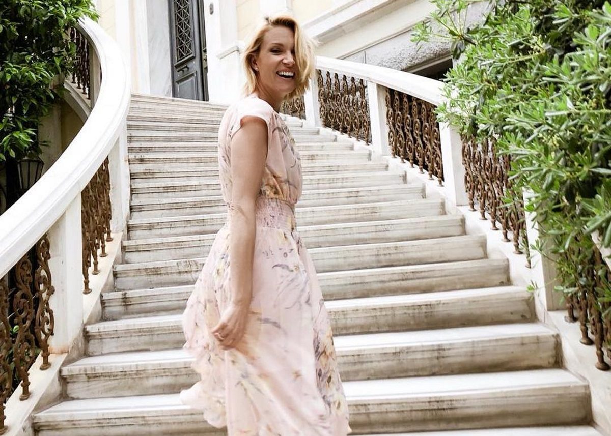 Βίκυ Καγιά: Η κόρη της “τρύπωσε” στα γυρίσματα του GNTM [pic]