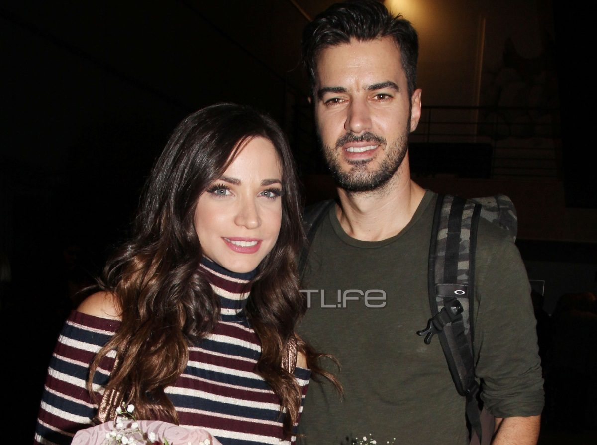 Κατερίνα Γερονικολού – Γιάννης Τσιμιτσέλης: Ποζάρουν μαζί στην πρεμιέρα της παράστασής τους