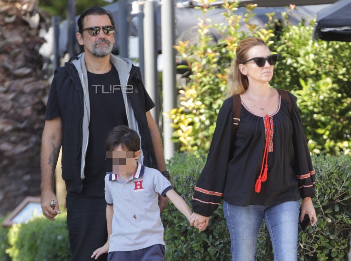 Κωνσταντίνος Καζάκος – Ιωάννα Μαρτζούκου: Βόλτες με τον γιο τους![pics]