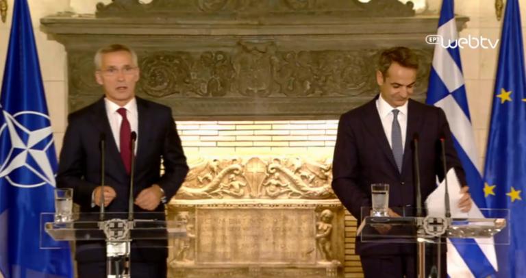 Μητσοτάκης – Στόλτενμπεργκ: Οι κοινές δηλώσεις στο Μαξίμου! video